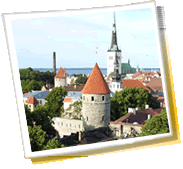 panorama miasta dla podróży - Estonia, pogoda, kod telefonu, galerie zdjęć
