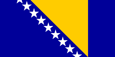 Flaga narodowa, Bośnia i Hercegowina