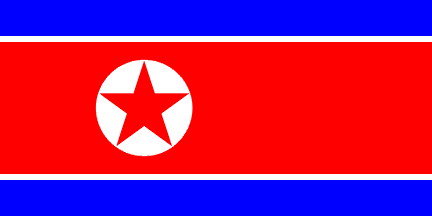 Flaga narodowa, Korea Północna