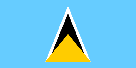 Flaga narodowa, Saint Lucia