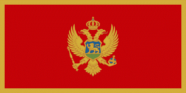 Flaga narodowa, Czarnogóra