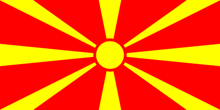 Flaga narodowa, Macedonia, Była Jugosłowiańska Republika